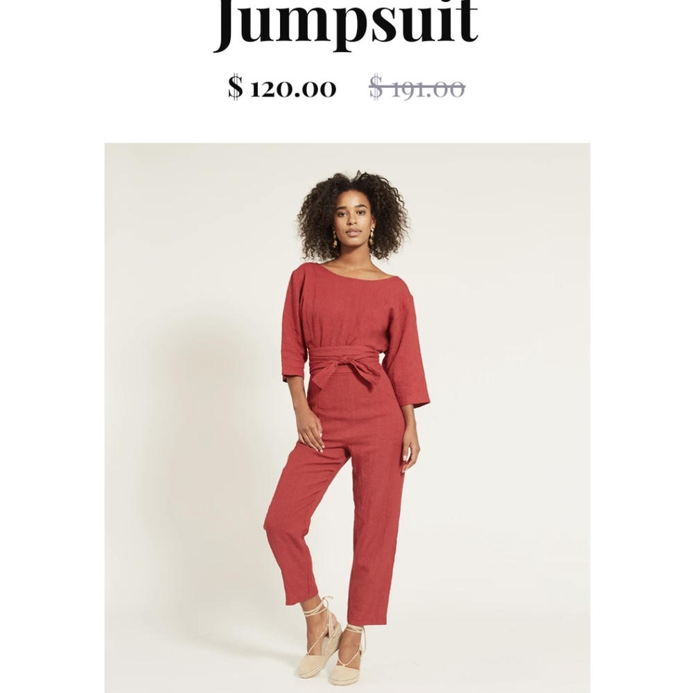 Loup Rose Jumpsuit